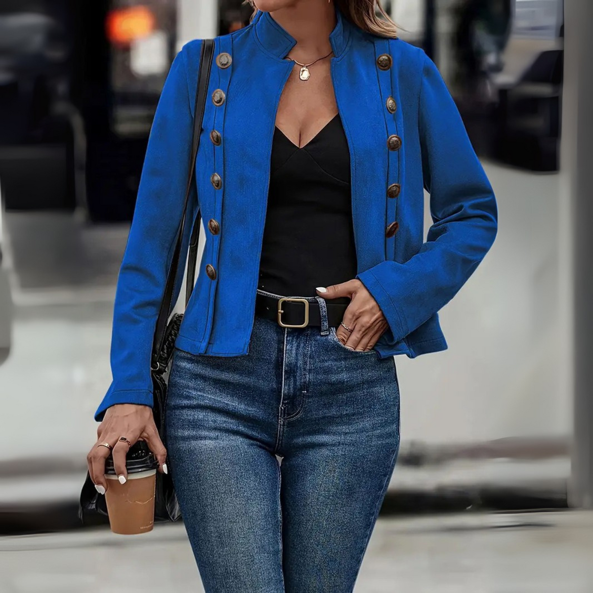 TASMIN™ - Vintage Slim Fit  Long Sleeve Jacket