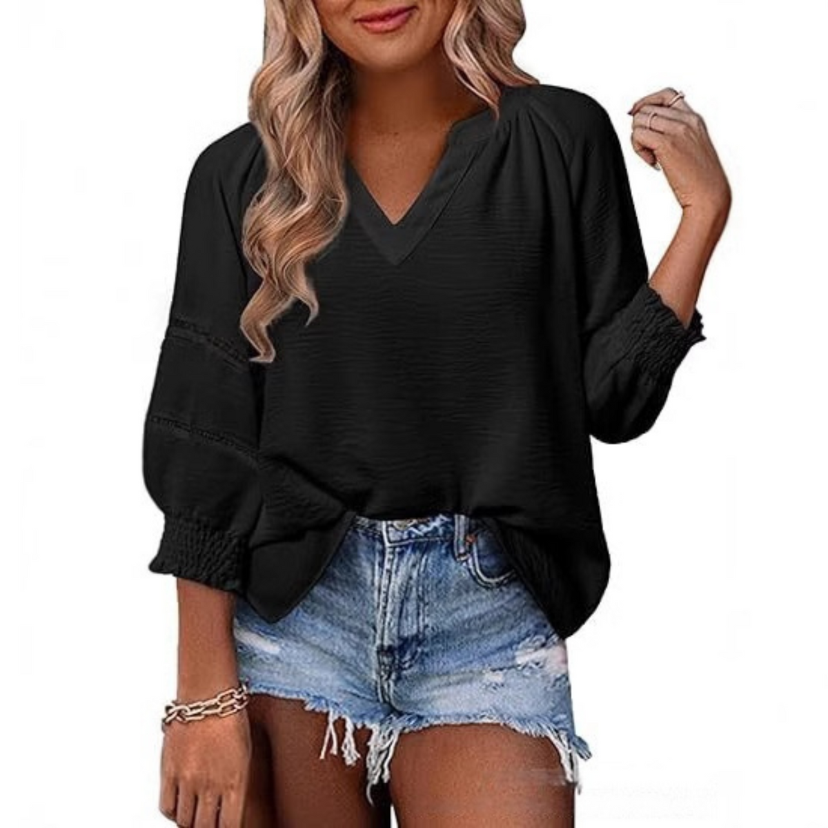GIANNA™ - Casual Elegant Lantern Sleeve Summer Blouse