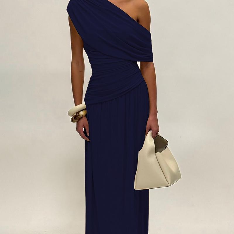MANO™ - Elegant One Shoulder Evening Bodycon Maxi Dress