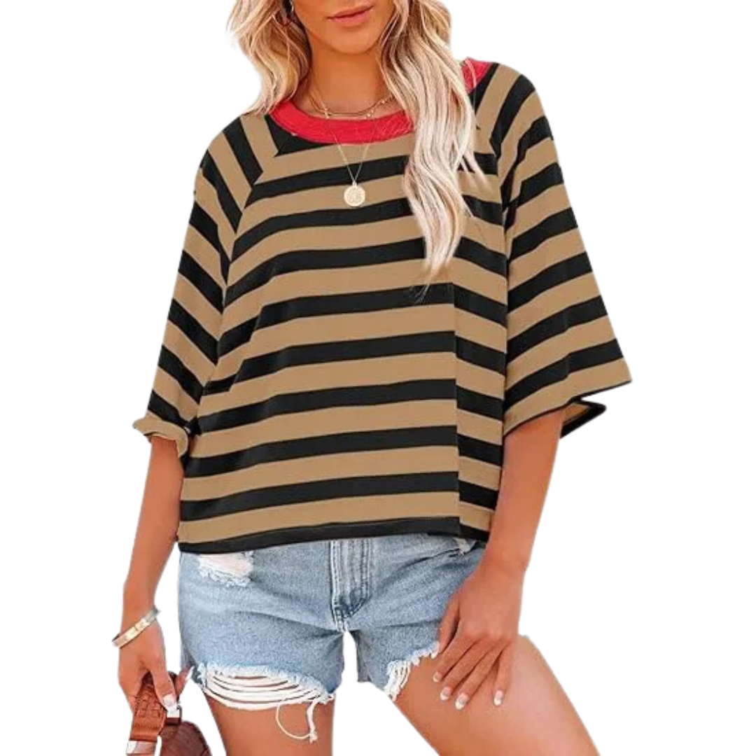 MAOSIE™ – Trendy Loose Fit Summer Crewneck Top