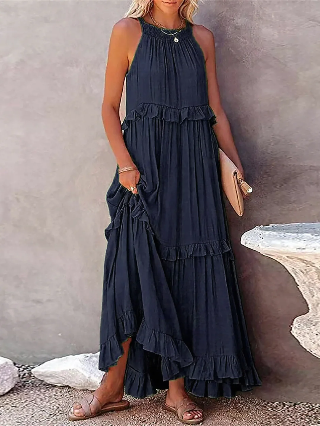 CHERRY™ - Flow & Flutter Maxi Dress