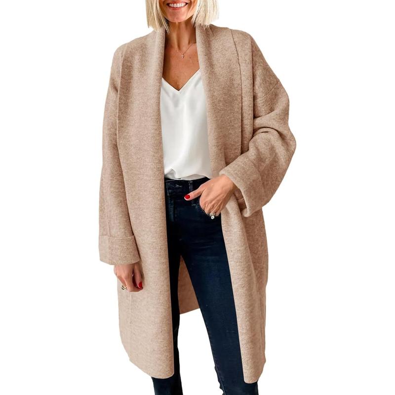 OLIVIENE™ - Comfy Chunky Open Front Oversized Long Cardigan