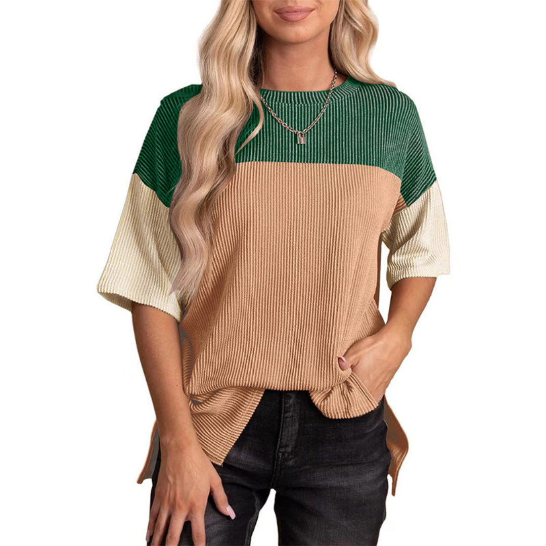 BRYNLUE™ – Casual Loose Fit Striped Summer Top