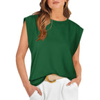 RAYANU™ – Lightweight Everyday Summer Cap Sleeve Top