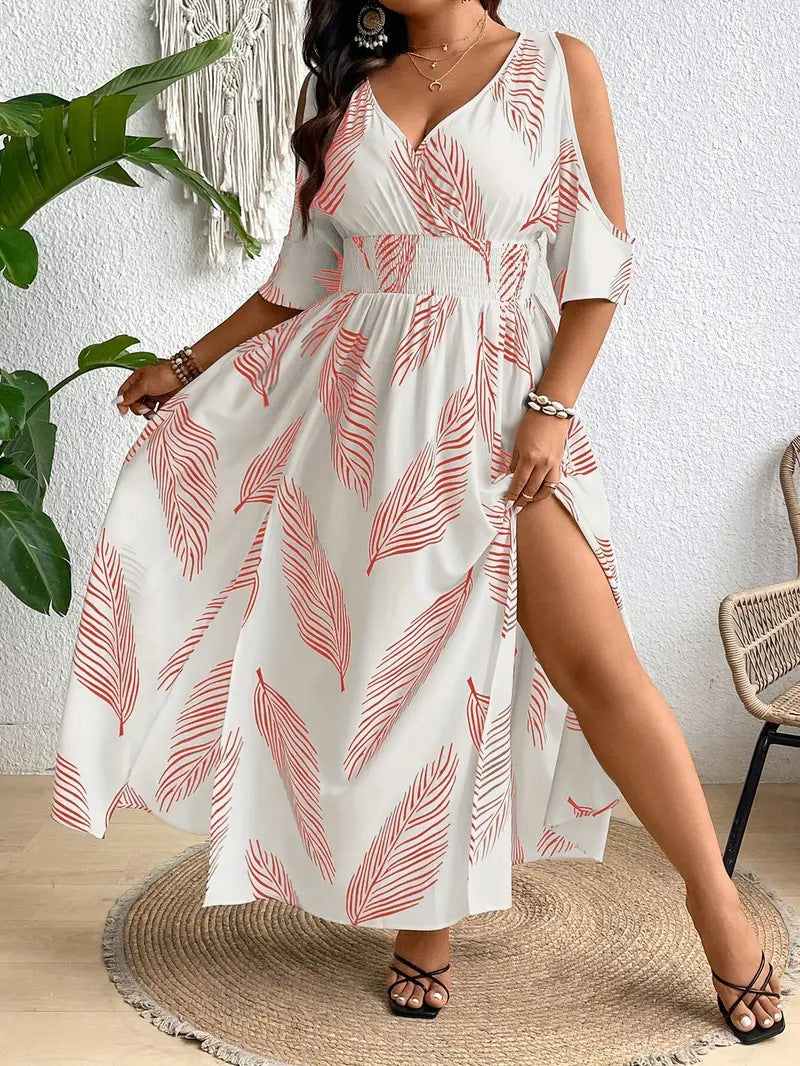 SIZAINE™ – Comfy Plus Size Casual Flowy Summer Dress