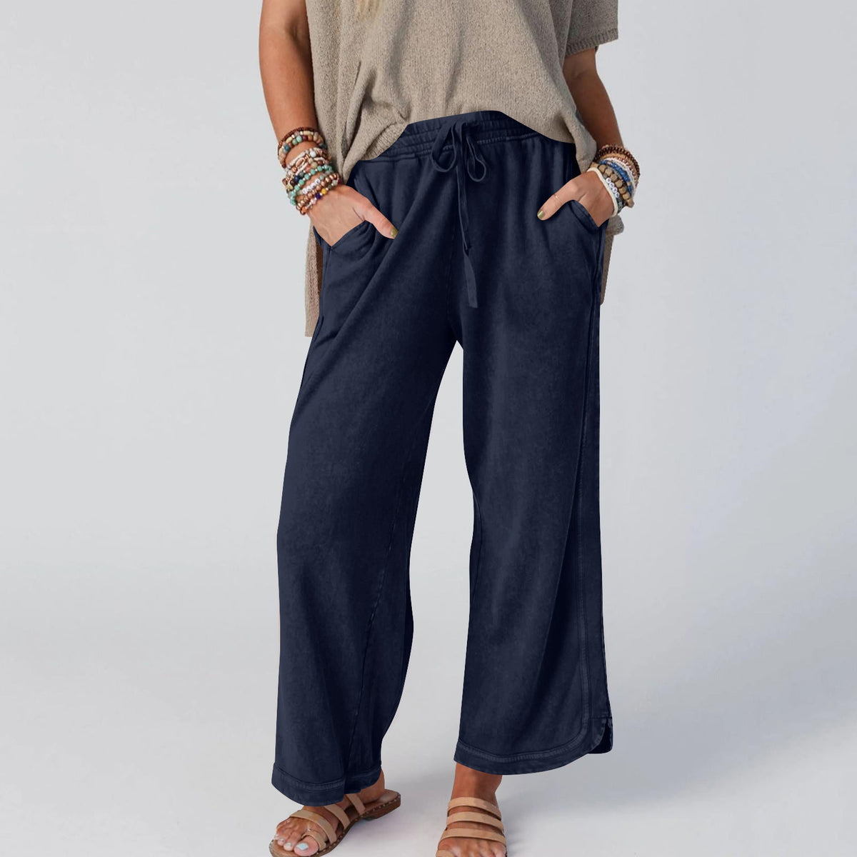 CHIPY™ - Vintage Wide Leg High Waist Pants