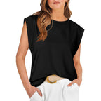 RAYANU™ – Lightweight Everyday Summer Cap Sleeve Top