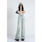 MAVINA™ – Summer Loose Fit Hem Jeans