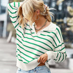 SHIPRAH™ - Casual Basic Long Sleeve V-Neck Top
