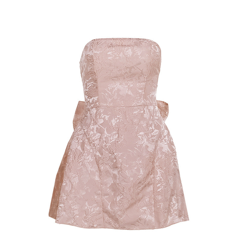CAROLINE™ - Elegant Strapless A-Line Tube Dress for Summer & Dating