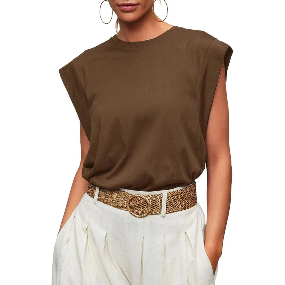SAMPAGUITA™ –  Comfy Loose Fit Crew Neck Summer Top